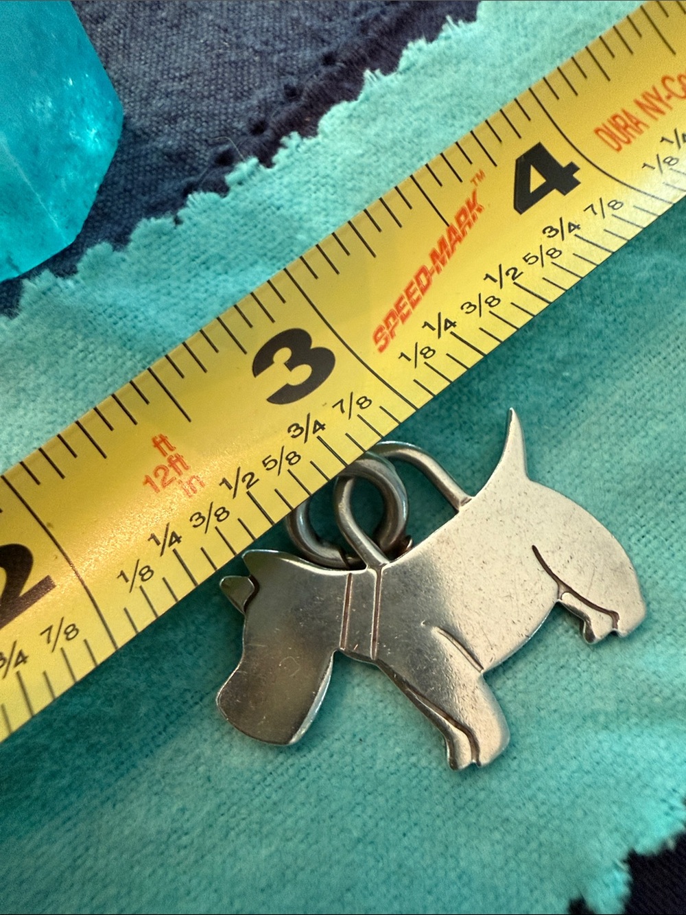 Authentic Tiffany & Co. Sterling Silver Retired Scottie Dog Charm 925 Jump Ring - Picture 4 of 4